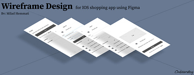 Wireframe Design figma onboarding ui design user interface user interface design wireframe wireframing