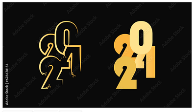 2024 design golden color 2024 adobe design happy new year