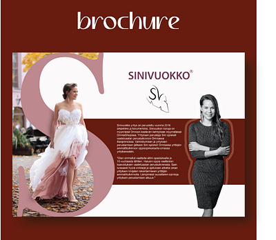 Brochure Sinivuokko branding brochure design graphic design