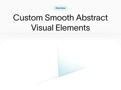 🩵 Smooth Abstract Visual Elements elements minimal ui element visuals web elements
