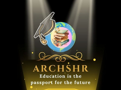 ''ARCHSHR'' Education Logo branding business cards design graphic design illustration logo logos photoshop typography unique design vector