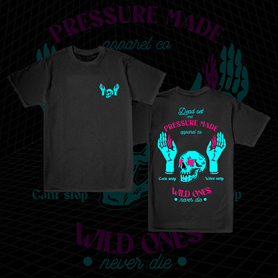 Wild Ones graphic design tshirt band tshirt design