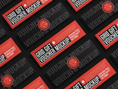 Free Gift Voucher Mockup voucher mockup