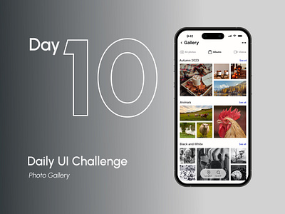 Daily UI Challenge/Photo Gallery gallery mobile photo