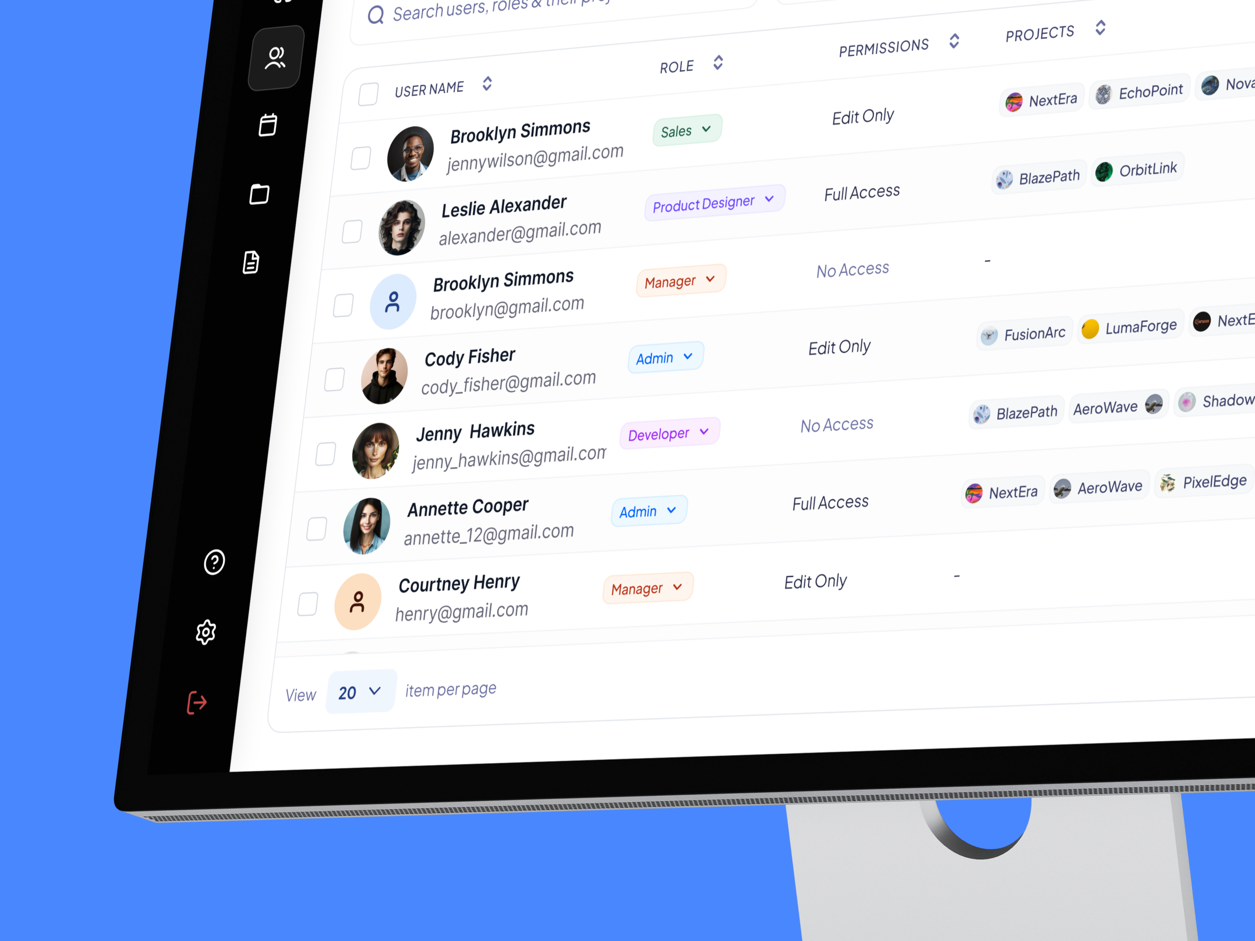 User Management Table 👥 admin dashboard admin panel autolayout dashboard design interface interfacedesign light theme table ui uiuxdesign user manamement user permissions ux uxui design web web design web interface