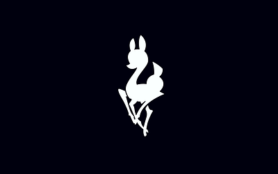 Reindeer Logo Design animal branding design designer forest graphic design logo logo design vector white logo