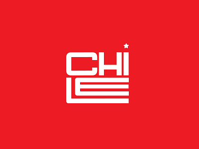 Chile branding chile chile lone star chilean custom logo graphic design just logo lines logo logo design