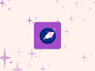 Daily UI #5 graphic design icon purple space ui