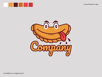 Food Mascot Logo delicius design food logo illustration logo logo design logo folio logo inspiration mascot logo modern logo