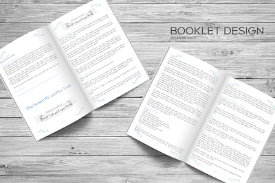 Booklet booklet graphic design indesign