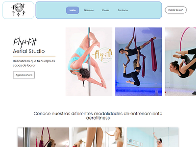 Web Danza baile pole dance web desing