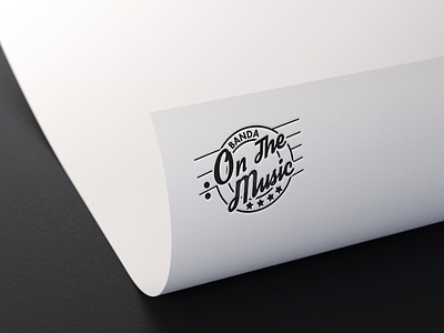 Logo Design - On The Music branding graphic design illustrator logo typography vector