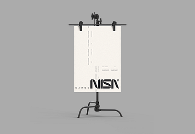 NISA branding graphic design logo poster
