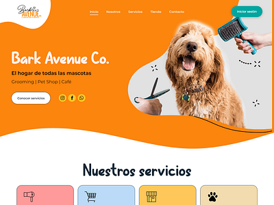 Web baño y peluqueria canina peluqueria canina web desing