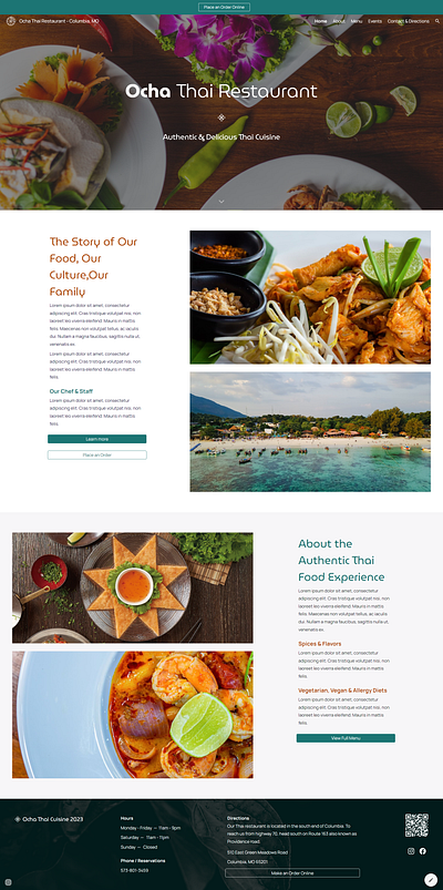 Google Sites Example Restaurant Website Theme example google sites google sites example google sites template google sites theme restaurant thai web design website