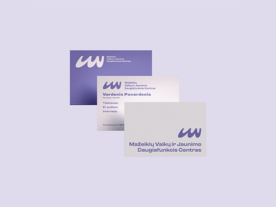 Youth Center of Mažeikiai - branding branding business card graphic design lettering logo print youth youth center