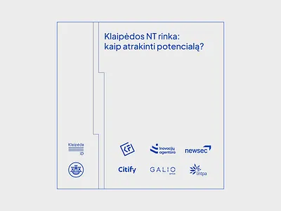 Klaipeda ID - animated banner animation banner graphic design klaipėda motion graphics real estate
