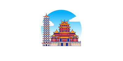 xichan temple fuzhou china china fuzhou graphic design illustration