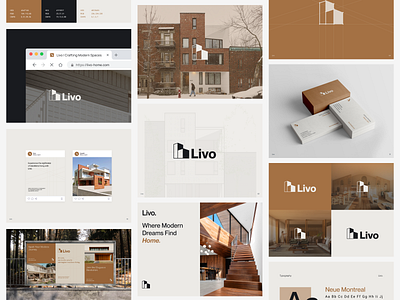 Livo - Real Estate Visual Identity brand brand design brand identity branding design graphic design identity logo logo design property real estate real estate agency real estate brand real estate branding real estate logo visual identity