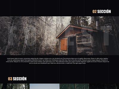 Diseño de Landing Page con Temática de Bosques design ui web