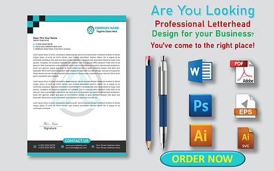 I will professional letterhead, Business card and stationery adobe illustrator branding business card business card design design fiverr flyer graphic design invoice letterhead letterheaddesign letterheadprinting logo luxury business card ms word officestationery social media post stationery visiting card youtube thumbnail