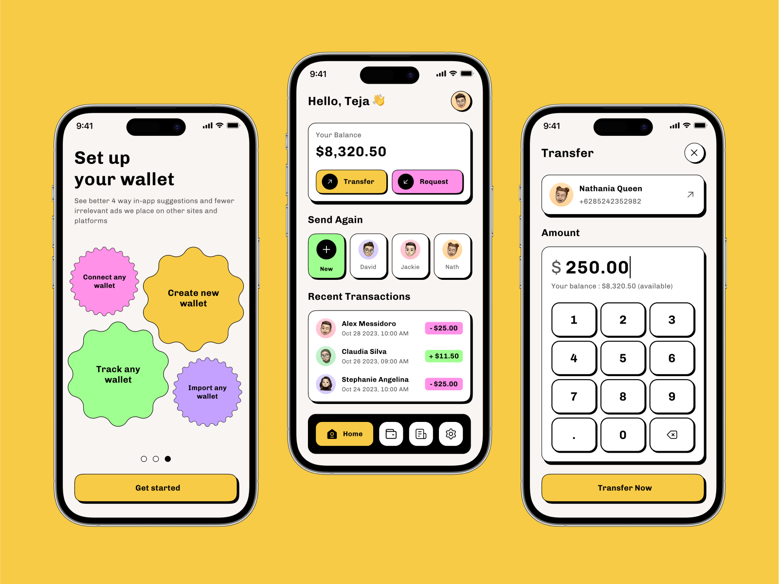 Example of Custom Mobile App (3 Screen Only)