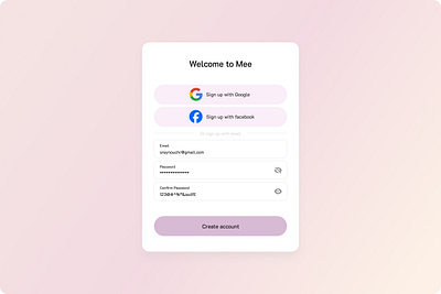 Login Website ui