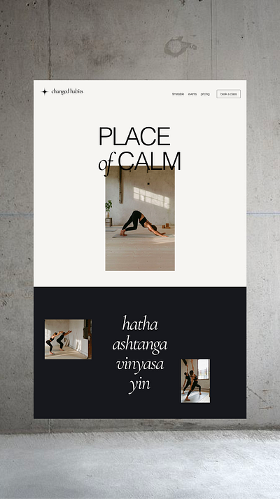 Yoga studio brand & web design brand design branding design holisting web design yoga studio