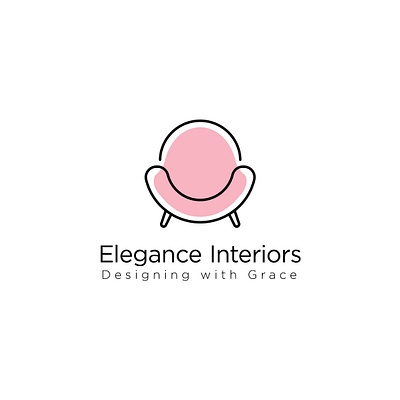 Elegance Interiors Logo app branding design graphic design logo vector