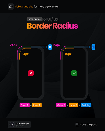 Border Radius app branding design graphic design illustration minimal typography ui ux web