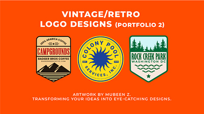 Vintage and Retro Logo/badges/emblem Designs adventure badge design emblem logo outdoor retro vintage