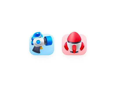 Game Icons game asset icon game assets icon laser gun water gun mac icon macos icon osx icon operating system icon os icon realistic icon app icon red toy rocket launcher sandor skeu icon skeuomorph icon skeuomorphism icon toy gun bubble gun user interface icon ui icon gui