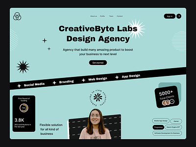CreativeByte Labs Design Agency daily ui design design agency figma ui