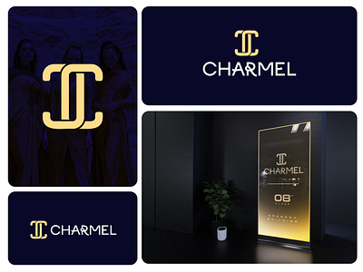 Charmel Logo design c logo chain charmel clothing brand custom logo luxury