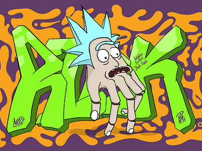 Fan art for Rick rick and morty