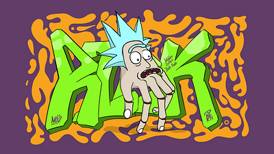 Fan art for Rick rick and morty