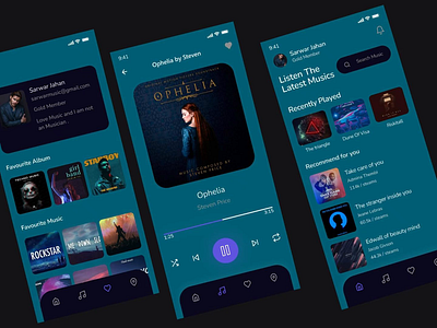 Music Mobile App UI/UX Design animation app design design figma figma app figma kit figma nimation mobile app design music app music uiux responsive design ui ui ux uiux uiux design user interface user research