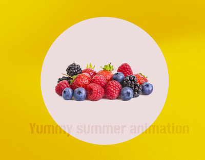 Yummy berries animation motion graphics summeranimation