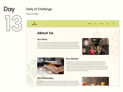 Daily UI Challenge/About Us Page about us about us page ui