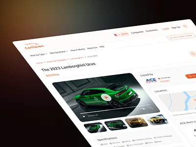 CarHaven Website design- Car Details UIUX Design branding car details car rental design designer details page figma designer illustration landing logo trending ui ui design ui designer ux web design website