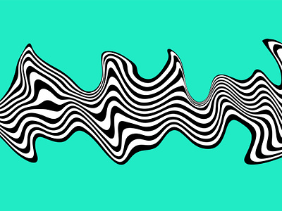 Abstract optical illusion wave 3d art design digital dynamic fashion flow futuristic graphic design illusion illustration surreal texture wave