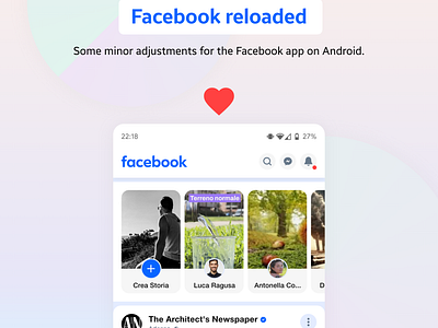 Facebook Redesign android android14 app design facebook facebookandroid facebookapp facebookredesign materialdesign materialyou redesign ui uidesign uidesignpractice uxdesign