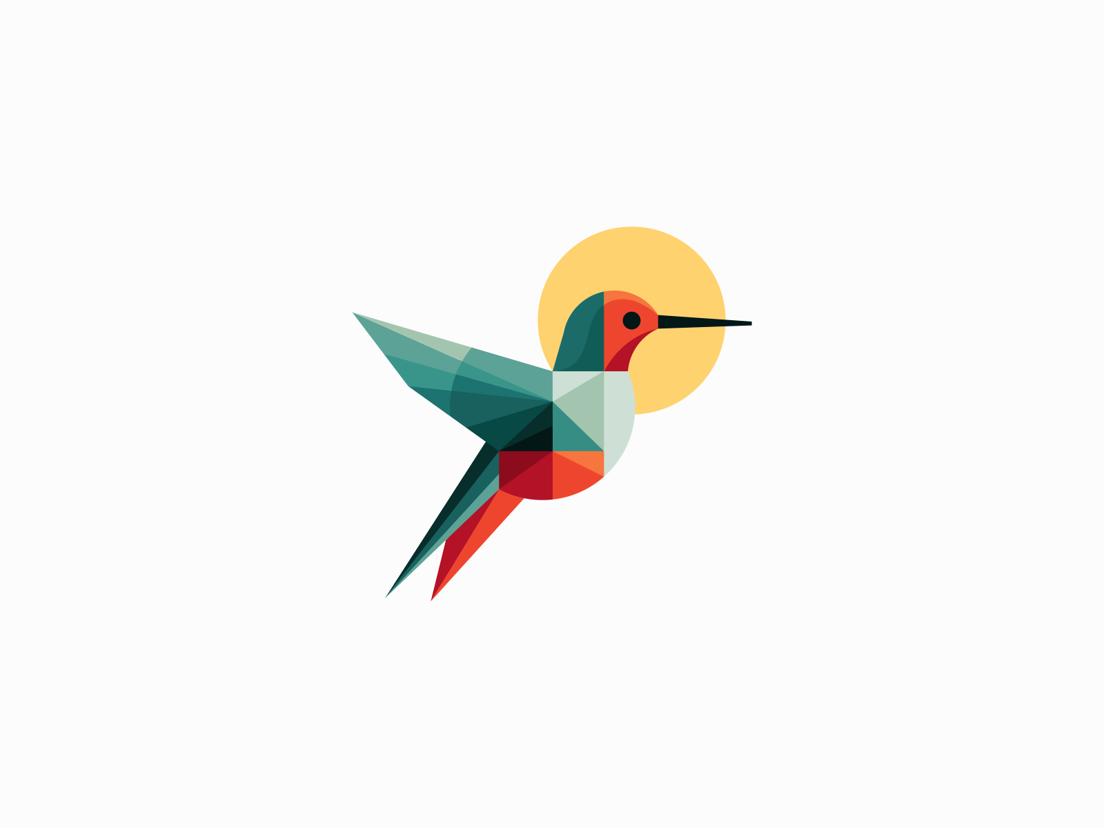 Hummingbird Logo & Business Card Template - The Design Love