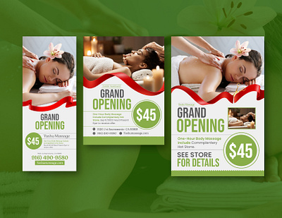 Spa Flyer Design design door hanger flyer flyer design flyer template graphic design poster poster design spa door hanger spa flyer spa poster