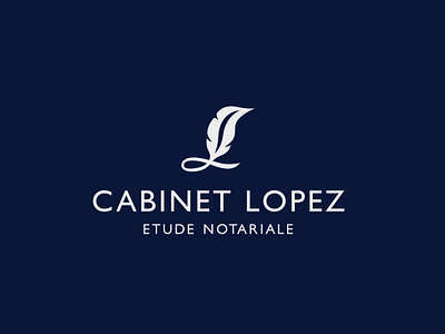 Cabinet Lopez - Etude notariale behance brand brand design branding corporate graphic design identity illustrator law logo logo design logotype notary office photoshop professional visual identity