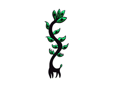 Eye tree art character design graphic design ill illustration merch sticker