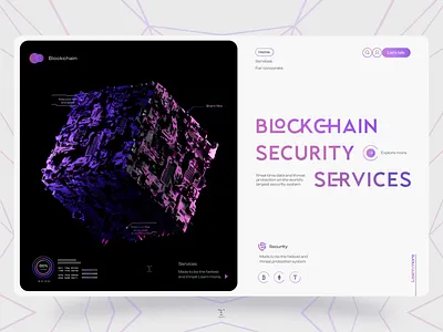 BlockChain Website bitcoin black blockchain blockchain services blockchain website clean creative design design figma landing page modern design modern website nft ui ui design uiux ux design visual design website design website ui