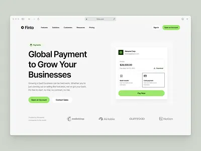 Finto - Finance Website Template design finance financial fintech ui ui8 uidesign uikit ux web web design website website template