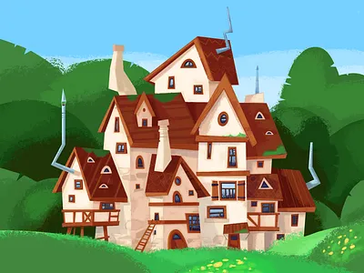 Concept illustration for game 2d background cartoon concept game game illustration illustration