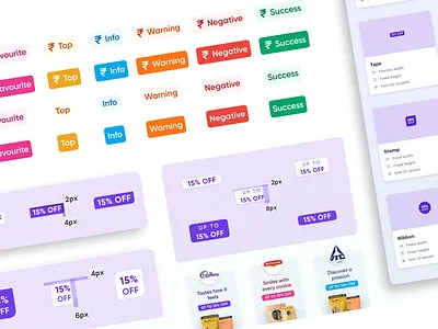 Dunzo l Tags design graphic design tags ui